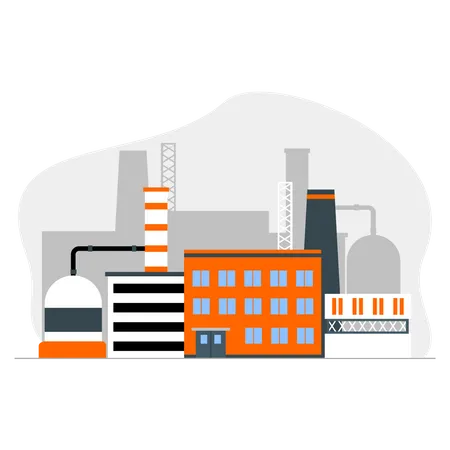 Factory  Illustration