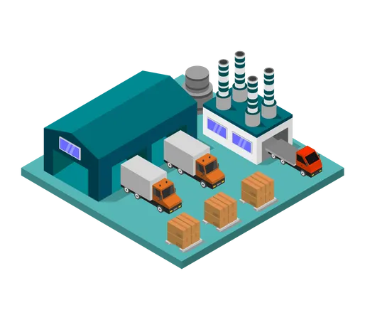 Factory  Illustration