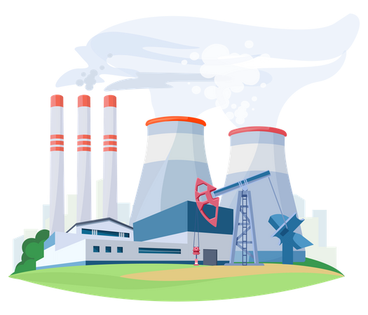 Factory  Illustration
