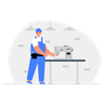 factory worker illustration free download
