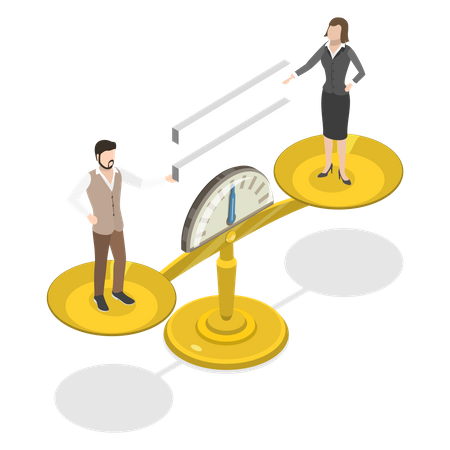 Fair Job Opportunity  Illustration
