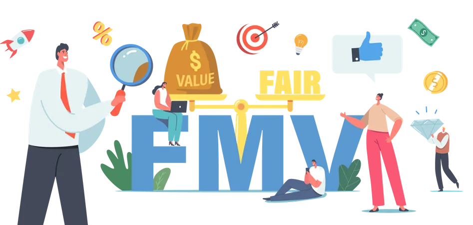 Fair Value Market Business Illustration