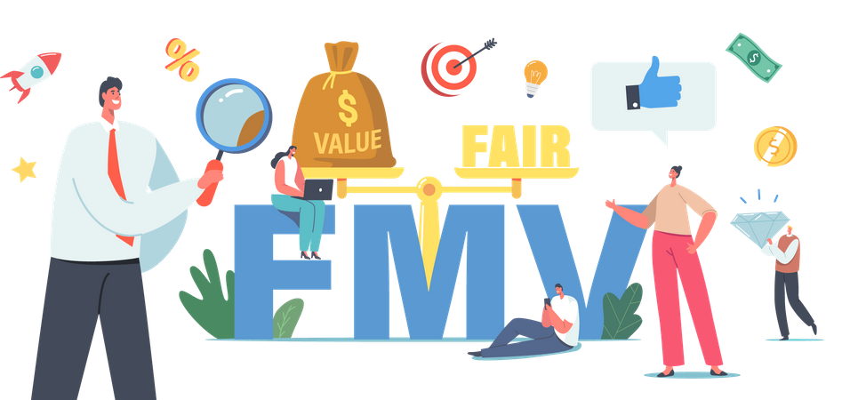 Fair Value-Marktgeschäft  Illustration