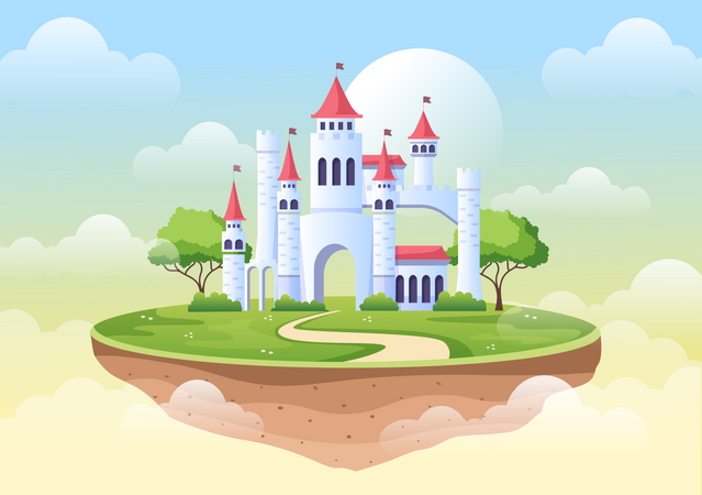 Fairytale Castle  Illustration