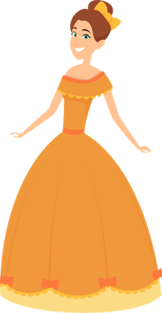 Fairytale princess  Illustration