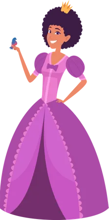 Fairytale queen Illustration