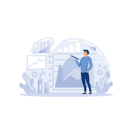 Fake data for business valuation  Illustration