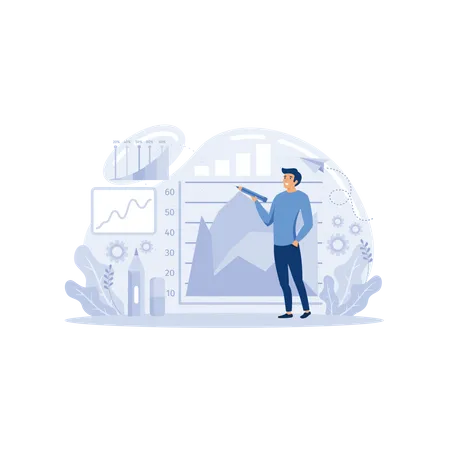 Fake data for business valuation  Illustration