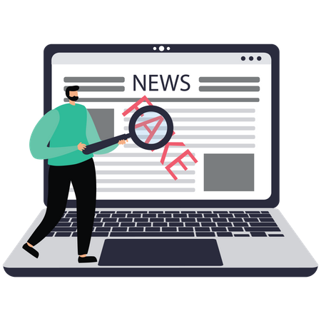 436 Fake News Detection Illustrations - Free in SVG, PNG, EPS - IconScout