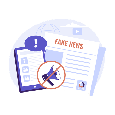 Fake News  Illustration