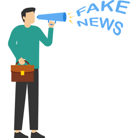 Fake news  Illustration