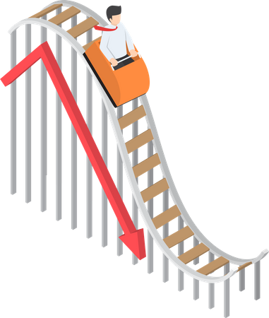 Falência e crise financeira  Ilustração