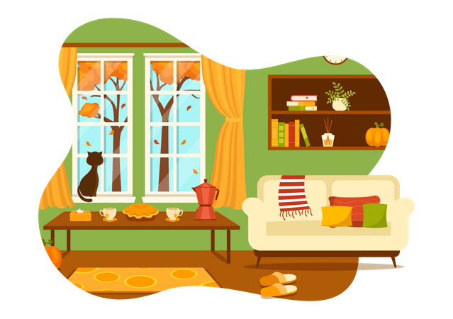 Fall Decoration  Illustration