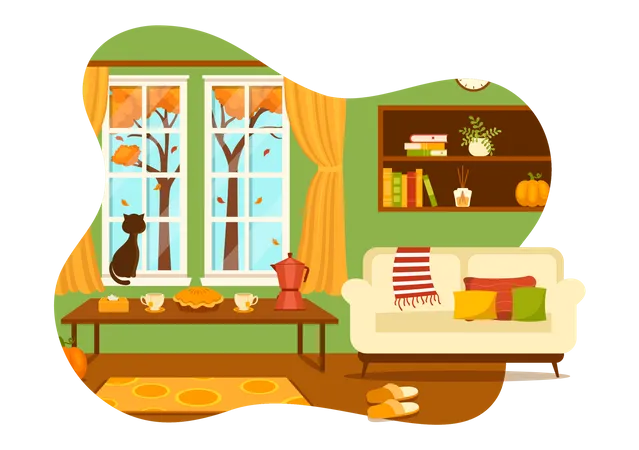 Fall Decoration  Illustration