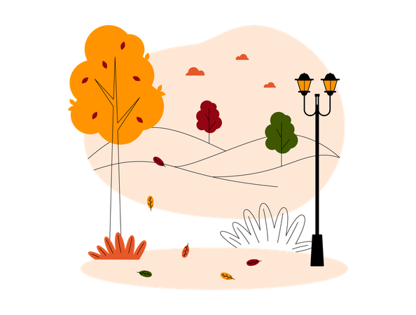 Fall Season  Illustration