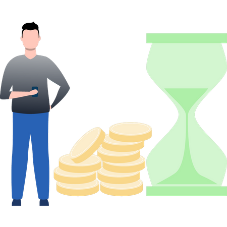 Fälligkeitsdatum für die Steuerzahlung  Illustration