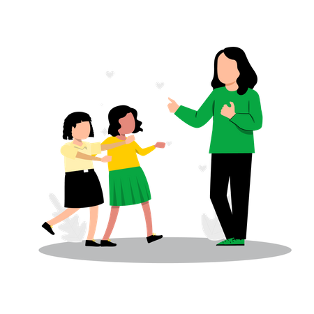 Família feliz  Ilustração