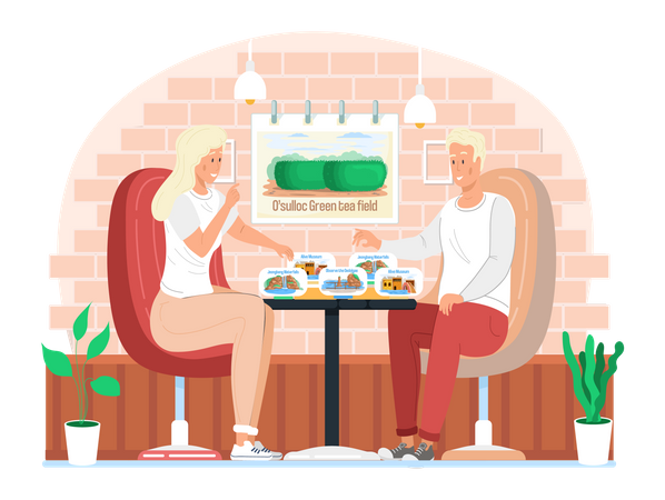 Família jogando jogo de tabuleiro em casa no fim de semana  Ilustração