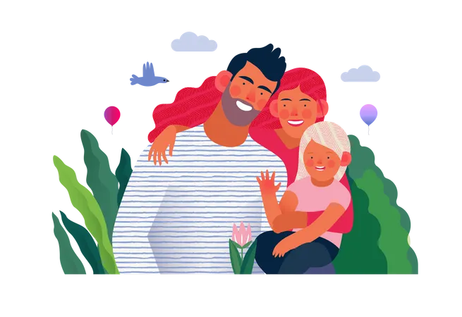 Medical Insurance Template Family Health And Wellness Modern Flat Vector Concept Digital Illustration Of A Happy Family Of Parents And Children Family Medical Insurance Plan Illustration