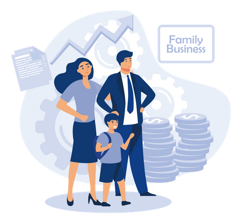 Family Business  Illustration