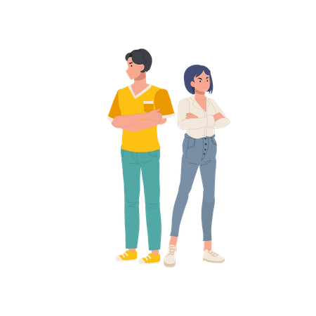 Family Conflict  Illustration