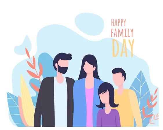 Family day  Illustration