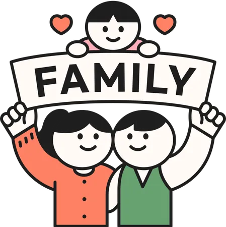 Family day  Illustration