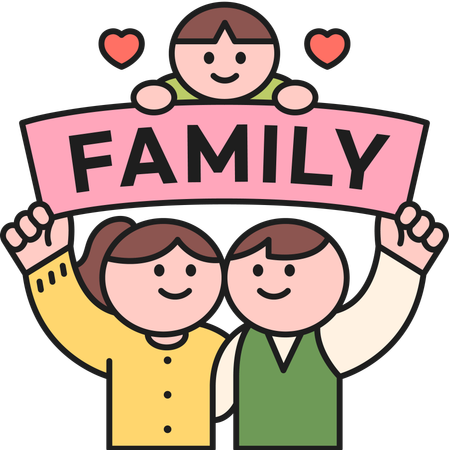 Family day  Illustration