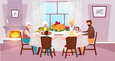 Thanksgiving Day Illustration Pack