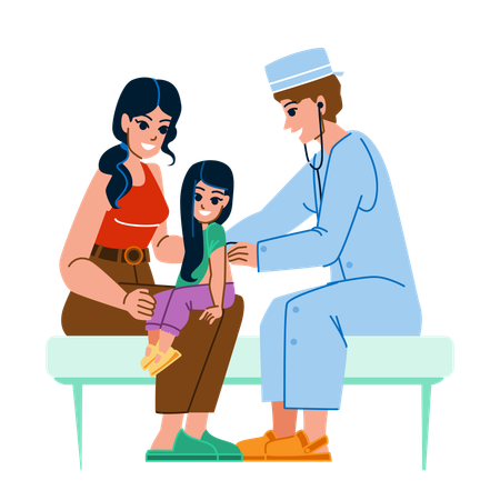 Family doctor  イラスト