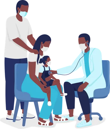 Family doctor  Illustration