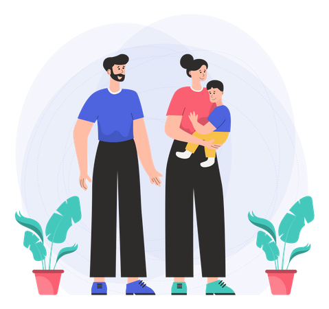 Family Health And Wellness  イラスト
