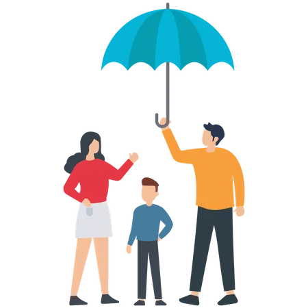 Family Insurance  Illustration