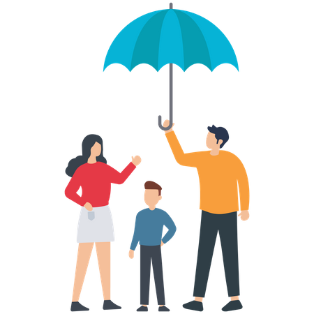 Family Insurance  Illustration