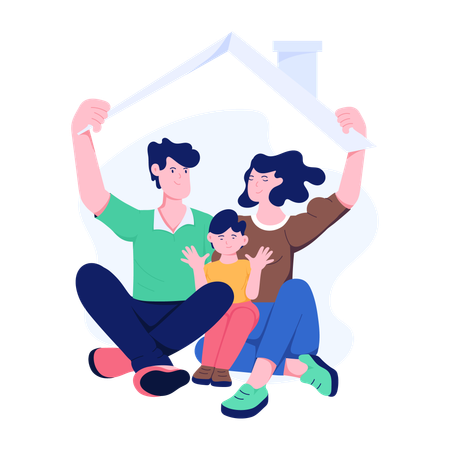 Family Insurance  Illustration