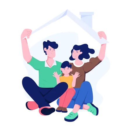 Family Insurance  Illustration