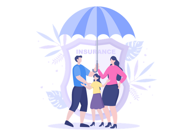 Family insurance  Illustration