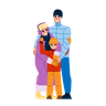 family goals illustration free download