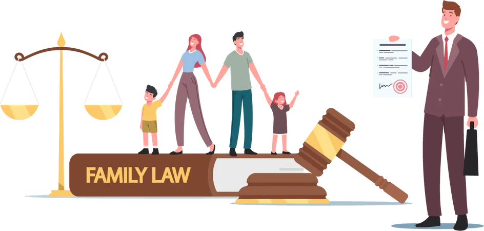 Family Law Illustration