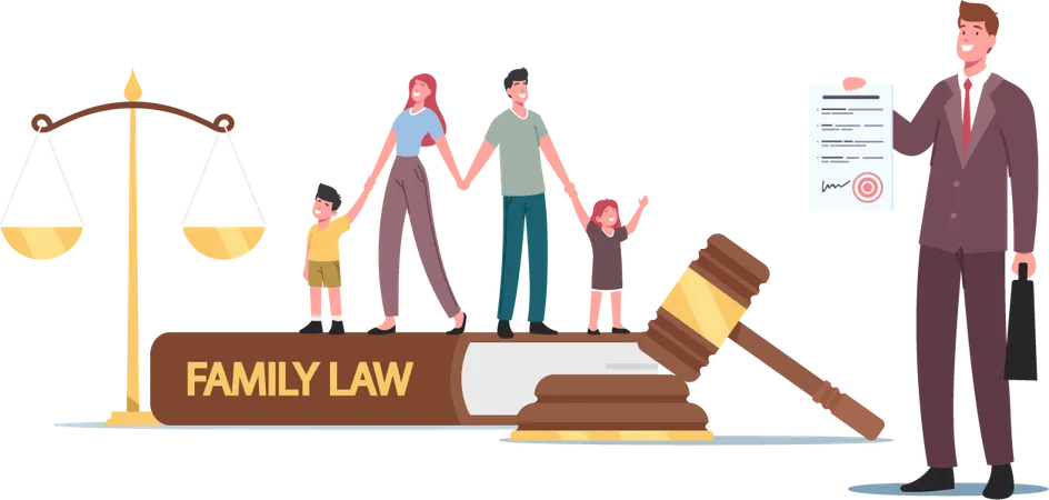 Family Law  Illustration