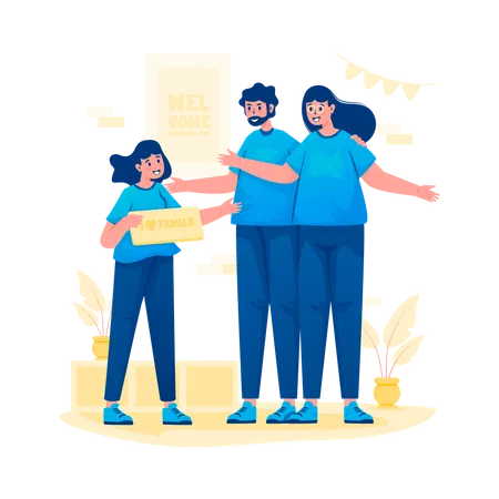 Family meeting  Illustration