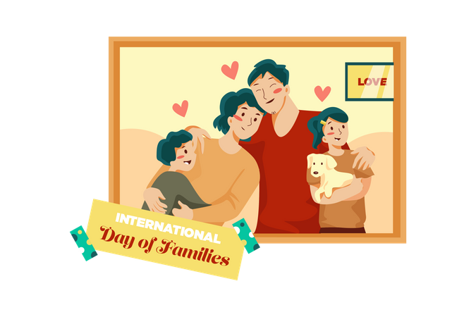 Family photograph  Illustration