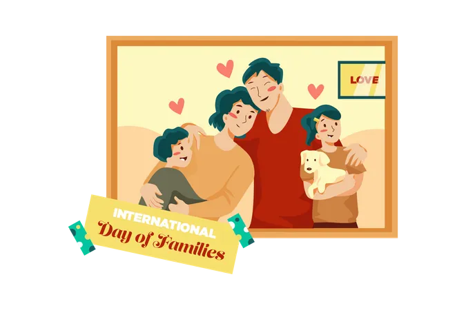 Family photograph  Illustration