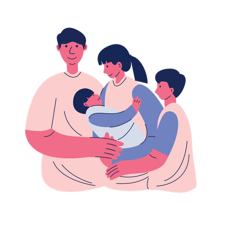 Family protection  Illustration