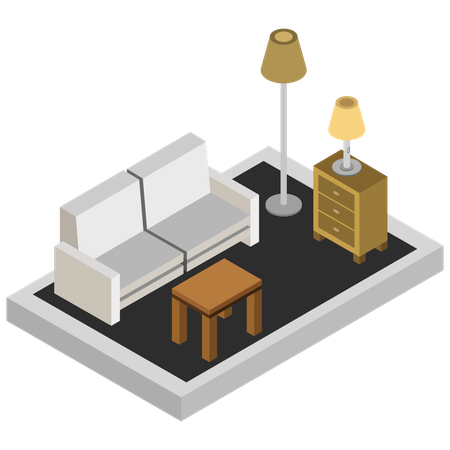 Family room  Illustration