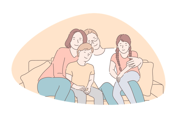 Family time  Illustration