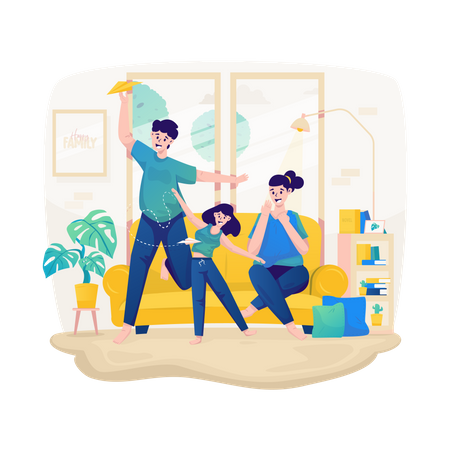 Family time  Illustration