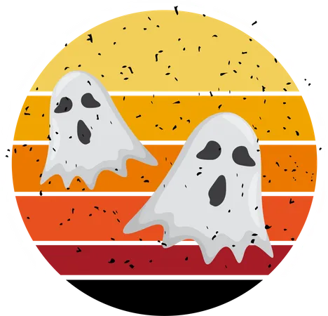 Fantasma de halloween  Ilustración