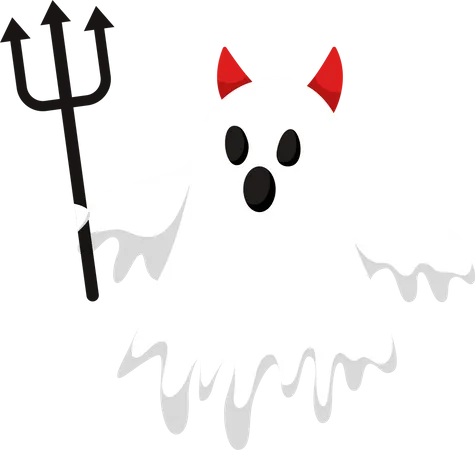 Fantasma de halloween  Ilustración