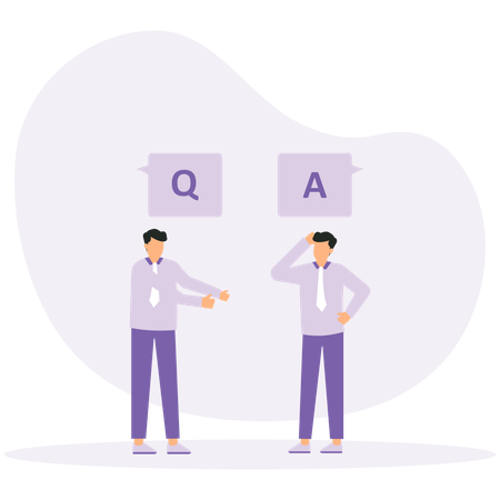 FAQ frequently asked question  Illustration